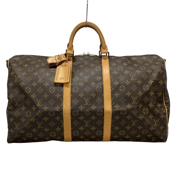 LOUIS VUITTON Keepall Bandouliere 55 Monogram Boston Bag 860-072725 - Picture 1 of 14